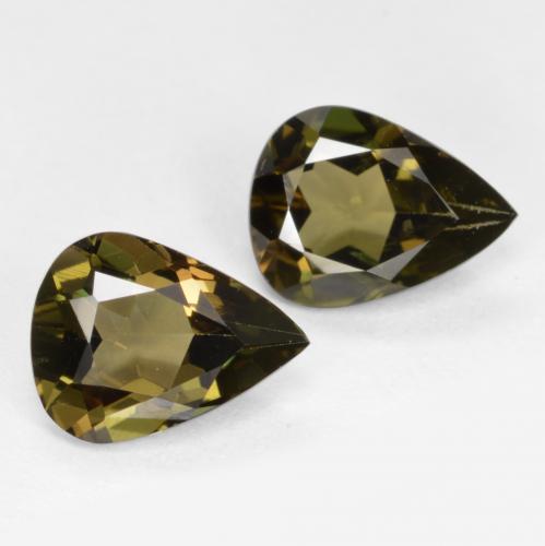 Medium Brown Корнерупин Камень - 0.7ct Фасетная Груша (ID: 421976)