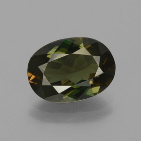 2.9ct Oval Facet Brownish Green Kornerupine Gem for sale 2.9ct Oval Facet Brownish Green Kornerupine Gem (ID: 430924)