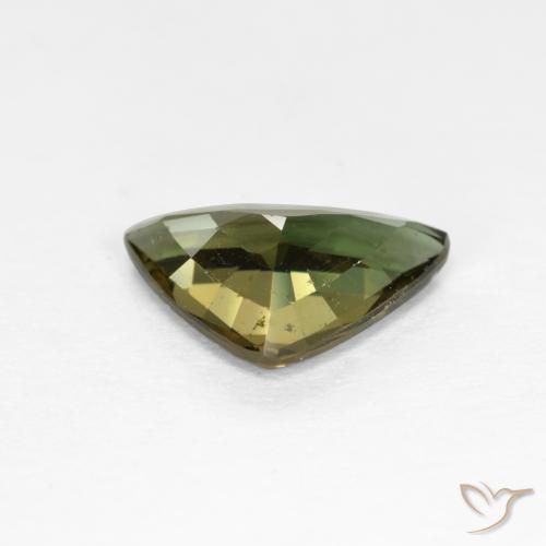 Kornerupine Gemstone in 10.3 x 7.4 mm Size for Sale, Kornerupine Stone in Deep Earth Green Color