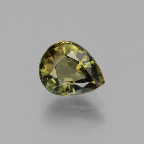 Verde scuro Cornerupina Gem - 1.8ct Sfaccettatura a pera (ID: 453089)