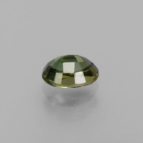 Kornerupine Gemstone in 7.5 x 5.5 mm Size for Sale, Kornerupine Stone in Brownish Green Color