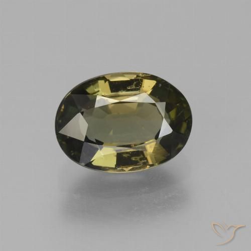 1.85 ct Brown Kornerupine Gemstone, Kornerupine Gem in Oval Facet Shape for Sale.