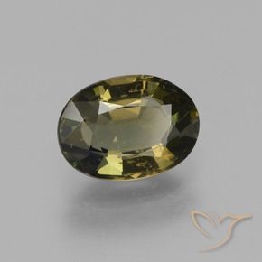 1.85 ct Brown Kornerupine Stone, Natural Kornerupine in Oval Facet Shape for Sale