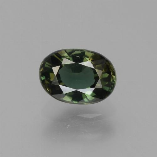 1,33ct Ovale sfaccettato verde Cornerupina dallo Sri Lanka, Dimension 7,9 x 5,6mm, Natural non trattati Gemstone, VS Clarity, 1 piece Cornerupina in Verde marroncino Color, Mohs Hardness of 6,5 - 7 adatto per gioielli da indossare ogni giorno, Photo A
