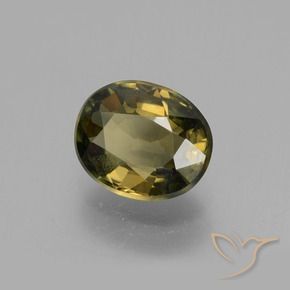 1.44 ct Brown Kornerupine Stone, Natural Kornerupine in Oval Facet Shape for Sale