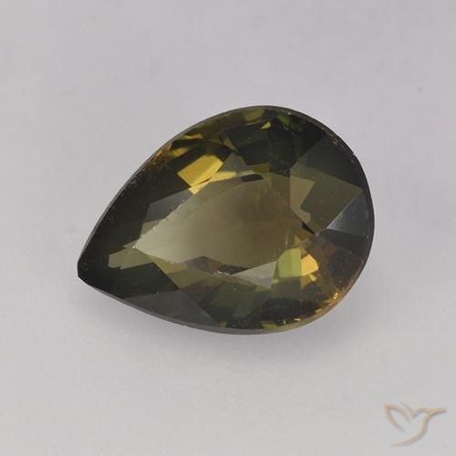 1.80 ct Brown Kornerupine Stone, Natural Kornerupine in Pear Facet Shape for Sale