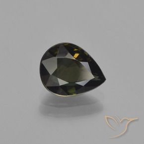 1.63 ct Brown Kornerupine Stone, Natural Kornerupine in Pear Facet Shape for Sale