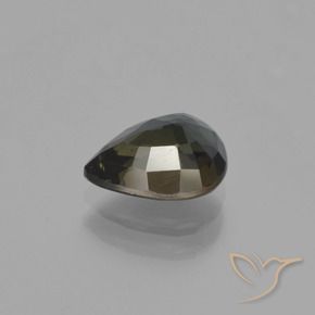 Kornerupine Gemstone in 8.5 x 6.8 mm Size for Sale, Kornerupine Stone in Dark Brown Color