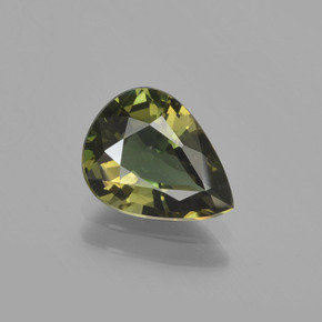 1.8ct Pear Facet Brownish Green Kornerupine for sale thumb image of 1.8ct Pear Facet Brownish Green Kornerupine (ID: 453222)