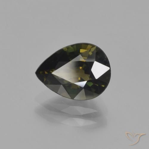 1.90 ct Brown Kornerupine Stone, Natural Kornerupine in Pear Facet Shape for Sale