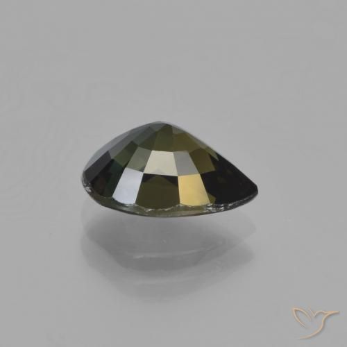 Kornerupine Gemstone in 9 x 7 mm (calibrated) Size for Sale, Kornerupine Stone in Dark Brown Color