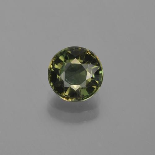 Verde scuro Cornerupina Gem - 1.2ct Sfaccettatura rotonda (ID: 453226)