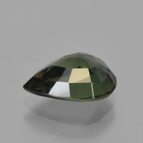 Kornerupine Gemstone in 9.5 x 7.2 mm Size for Sale, Kornerupine Stone in Dark Green Color