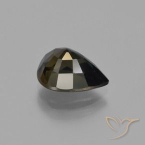 Kornerupine Gemstone in 9.9 x 7.6 mm Size for Sale, Kornerupine Stone in Greenish Brown Color