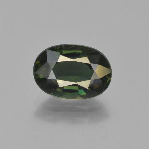 Темно-зеленый Корнерупин Камень - 2.1ct Фасетный Овал (ID: 454570)