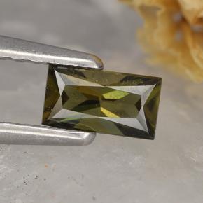 0.3ct Baguette / Scissor Cut Brownish Green Kornerupine for sale thumb image of 0.3ct Baguette / Scissor Cut Brownish Green Kornerupine (ID: 496845)