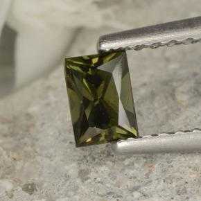 0.4ct Baguette / Scissor Cut Brownish Green Kornerupine for sale thumb image of 0.4ct Baguette / Scissor Cut Brownish Green Kornerupine (ID: 496929)