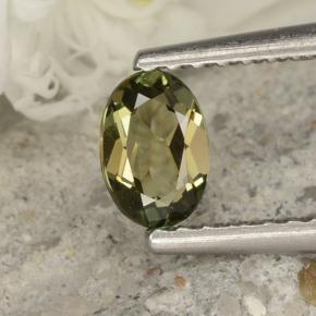 0.4ct Oval Facet Brownish Green Kornerupine for sale thumb image of 0.4ct Oval Facet Brownish Green Kornerupine (ID: 496938)