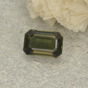 0.6ct Octagon Step Cut Brownish Green Kornerupine Gem for sale 0.6ct Octagon Step Cut Brownish Green Kornerupine Gem (ID: 497915)