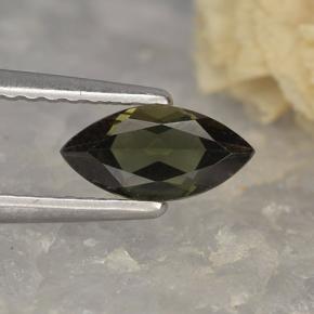 0.5ct Marquise Facet Brownish Green Kornerupine for sale thumb image of 0.5ct Marquise Facet Brownish Green Kornerupine (ID: 497927)