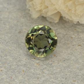 0.3ct Round Facet Brownish Green Kornerupine for sale thumb image of 0.3ct Round Facet Brownish Green Kornerupine (ID: 497935)
