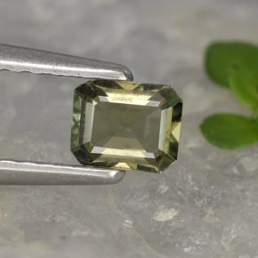 0.4ct Octagon Step Cut Brownish Green Kornerupine Gem for sale 0.4ct Octagon Step Cut Brownish Green Kornerupine Gem (ID: 497942)