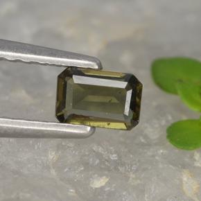 0.2ct Octagon Step Cut Brownish Green Kornerupine Gem for sale 0.2ct Octagon Step Cut Brownish Green Kornerupine Gem (ID: 497944)