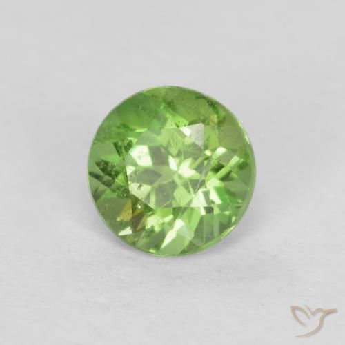0.23 ct Green Kornerupine Stone, Natural Kornerupine in Round Facet Shape for Sale