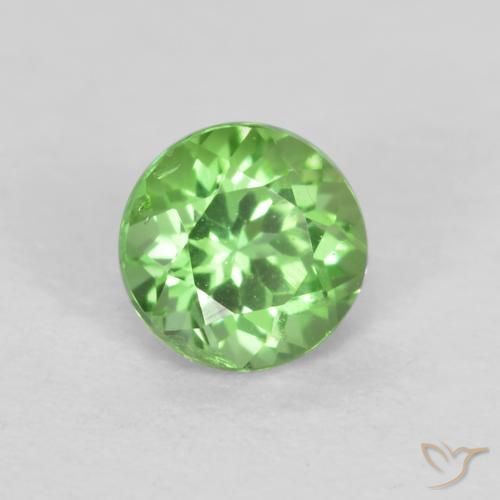 0.23 ct Green Kornerupine Stone, Natural Kornerupine in Round Facet Shape for Sale