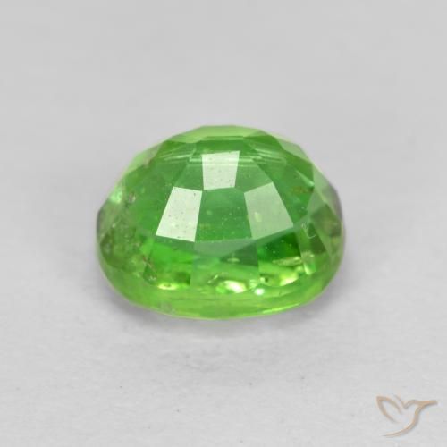 Kornerupine Gemstone in 5.5 x 4.6 mm Size for Sale, Kornerupine Stone in Lively Green Color