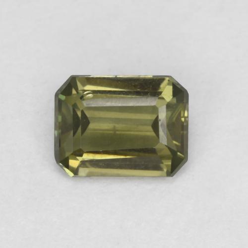 Vert chaud Kornerupine gemme - 0.6ct Octogone taillé en degrés (ID: 580159)