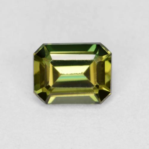 Vert foncé Kornerupine gemme - 0.6ct Octogone taillé en degrés (ID: 580160)
