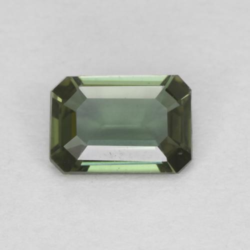 Earthy Green Kornerupin Edelstein - 0.6ct Octagon Stufenschliff (ID: 580163)