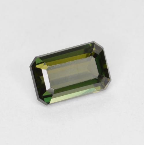 bräunlich-grün Kornerupin Edelstein - 0.6ct Octagon Stufenschliff (ID: 580167)