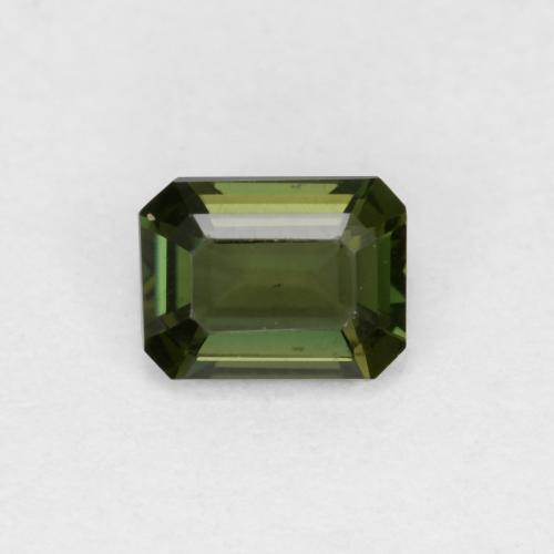dunkelgrün Kornerupin Edelstein - 0.5ct Octagon Stufenschliff (ID: 580842)