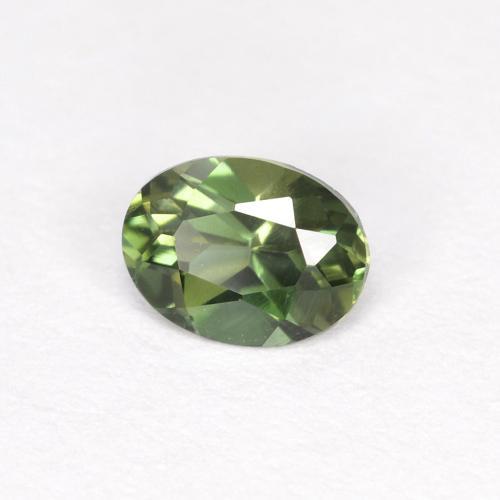 Kornerupina Verde Forma ovalada de 5 x 3,8mm de Sri Lanka, peso de 0.32ct, piedra preciosa No tratado de forma natural en claridad vvs-vs, Kornerupina de 1 pieza: el color es Verde terroso, dureza Mohs de 6.5 - 7 Adecuado para joyas de uso diario, Photo A
