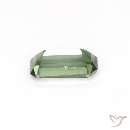 Kornerupine Gemstone in 6.2 x 3.3 mm Size for Sale, Kornerupine Stone in Medium Green Color