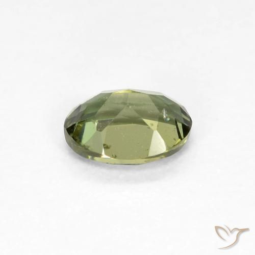 Kornerupine Gemstone in 4.9 x 3.8 mm Size for Sale, Kornerupine Stone in Yellowish Green Color