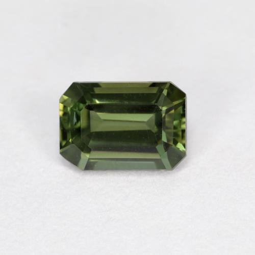 Темно-зеленый Корнерупин Камень - 0.4ct Восьмиугольная ступенчатая огранка (ID: 623099)