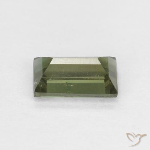 Kornerupine Gemstone in 5.2 x 3.3 mm Size for Sale, Kornerupine Stone in Dark Green Color