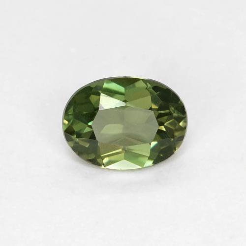 Cornerupina 5 x 3,7mm verde Ovale sfaccettato dallo Sri Lanka, peso di 0,34 ct, gemma naturale non trattati in purezza VVS, 1 pezzo Cornerupina - Colore: Verde terroso, durezza Mohs di 6,5 - 7 adatto per gioielli da indossare ogni giorno, Photo A