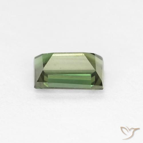 Kornerupine Gemstone in 4.8 x 3.1 mm Size for Sale, Kornerupine Stone in Warm Green Color
