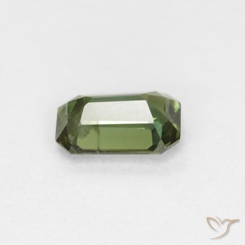 Kornerupine Gemstone in 5 x 3.2 mm Size for Sale, Kornerupine Stone in Deep Green Color