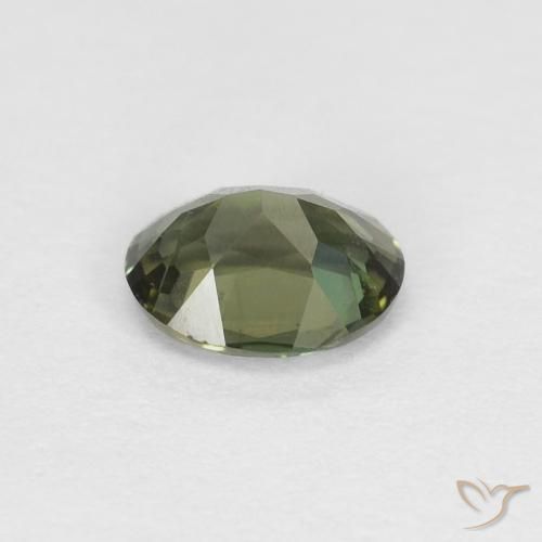 Kornerupine Gemstone in 5 x 4 mm (calibrated) Size for Sale, Kornerupine Stone in Brownish Green Color