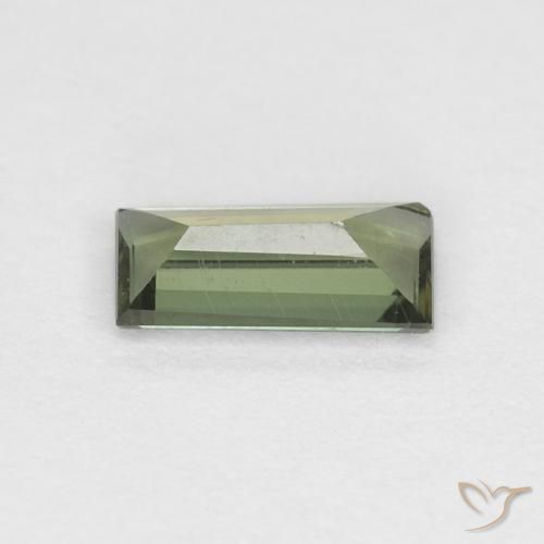 Kornerupine Gemstone in 5.8 x 2.9 mm Size for Sale, Kornerupine Stone in Brownish Green Color