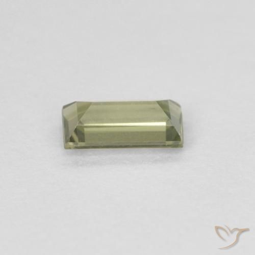 Kornerupine Gemstone in 5 x 2.8 mm Size for Sale, Kornerupine Stone in Medium Dark-Green Color