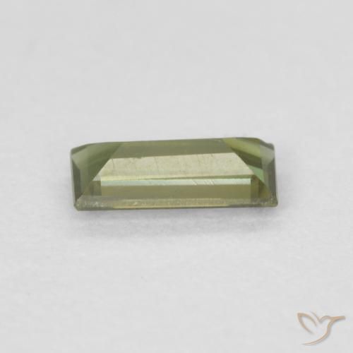 Kornerupine Gemstone in 5.6 x 2.7 mm Size for Sale, Kornerupine Stone in Dark Green Color