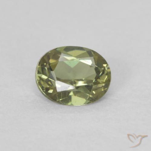 0,25 ct ovaler grüner Kornerupin aus Sri Lanka, Größe 4,3 x 3,4mm, Garantiert natürlicher Edelstein, VVS-VS Reinheit, 1 Stück Kornerupin in Warmes Waldgrün Farbe, Mohs-Härte von 6,5 - 7 Geeignet für den täglichen Gebrauch im Schmuck, Photo A