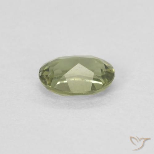 Kornerupine Gemstone in 4.2 x 3.3 mm Size for Sale, Kornerupine Stone in Light Green Color