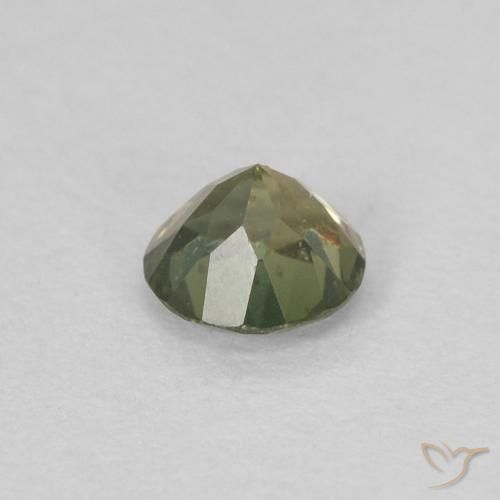 Kornerupine Gemstone in 3.5 mm (calibrated) Size for Sale, Kornerupine Stone in Yellowish Green Color